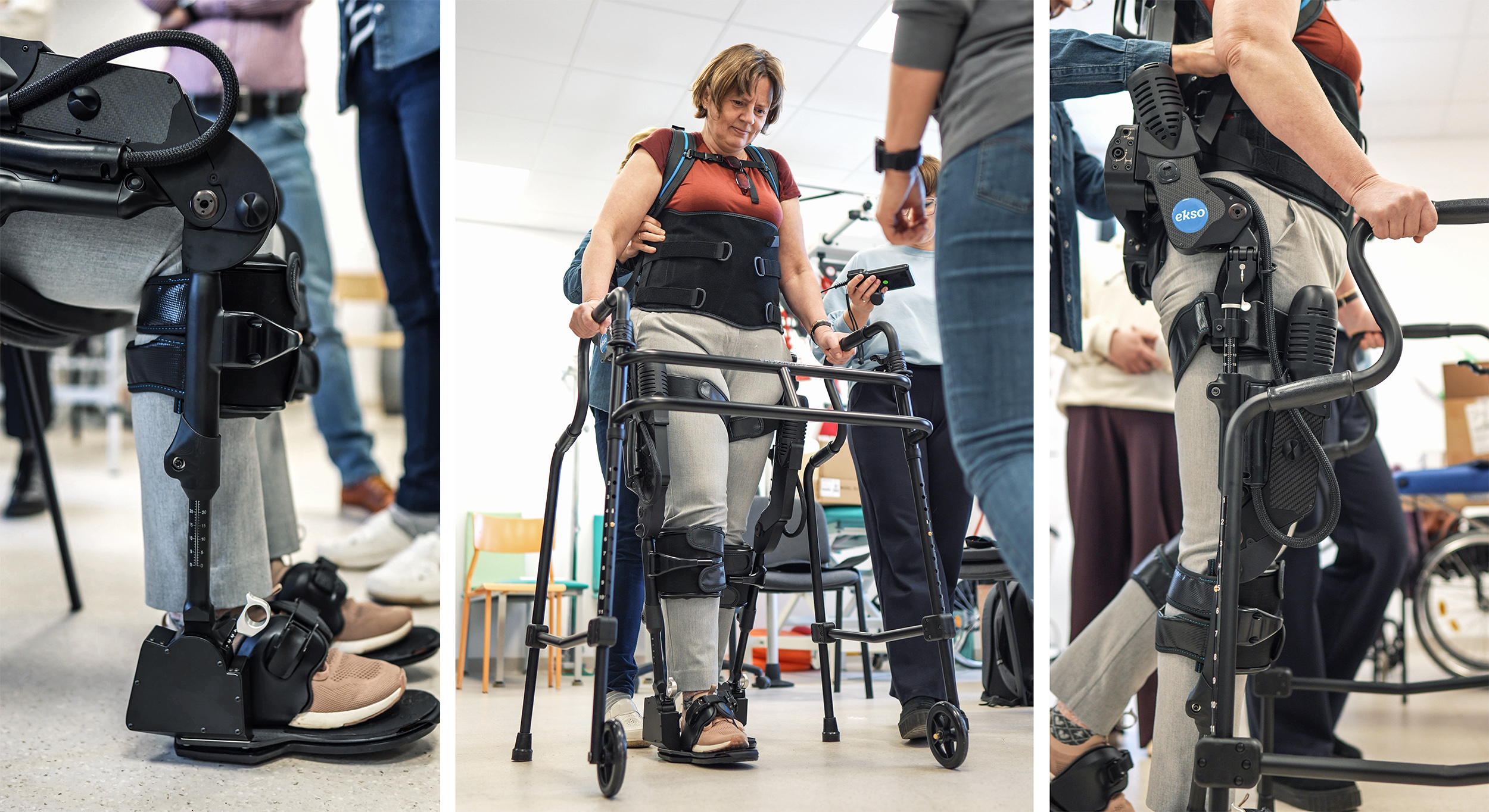 Przyszli medycy z&nbsp;PANS zdobywają doświadczenie z&nbsp;egzoszkieletem