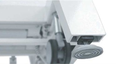 Stół do masażu i rehabilitacji regulowane stopki