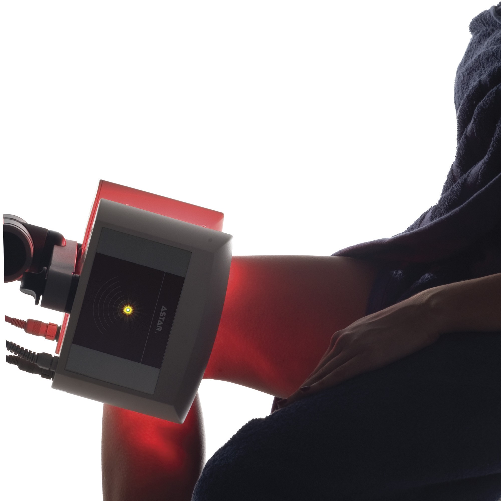 PhysioGo 500I - zabieg magnetoterapii na kolano