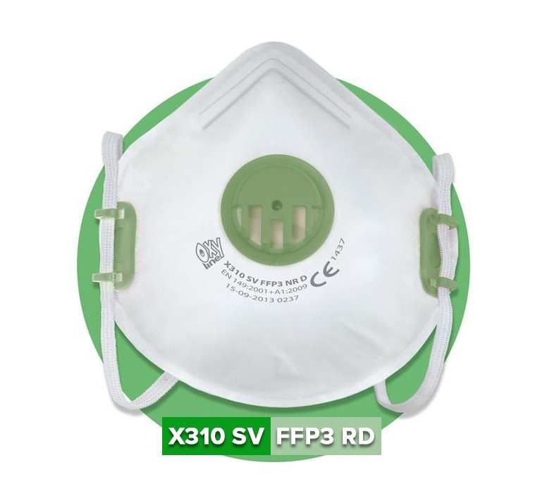 FFFP3 class protective mask protects the respiratory system